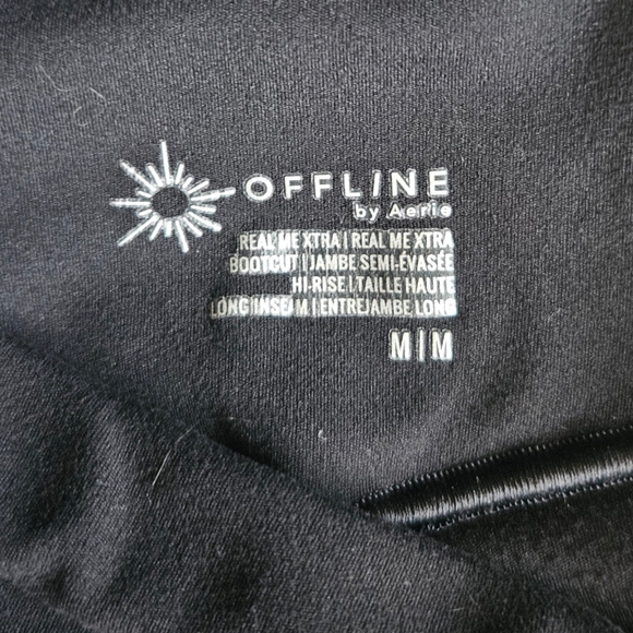 Aerie Black Bootcut Leggings - Picture 3 of 7